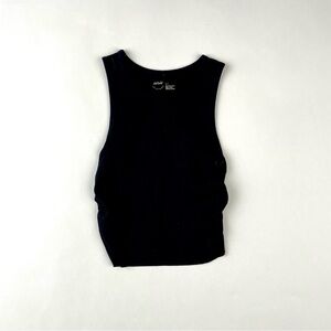 Aerie Black Ribbed Knit Top